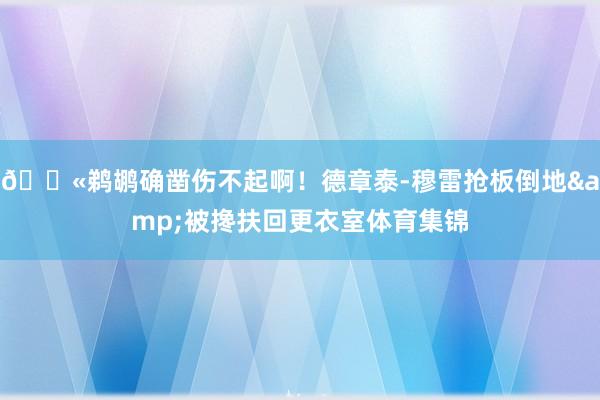 😫鹈鹕确凿伤不起啊！德章泰-穆雷抢板倒地&被搀扶回更衣室体育集锦