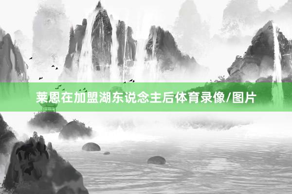 莱恩在加盟湖东说念主后体育录像/图片