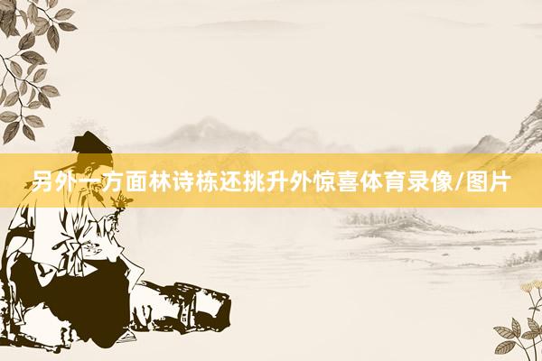 另外一方面林诗栋还挑升外惊喜体育录像/图片