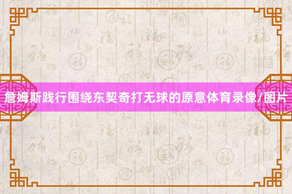 詹姆斯践行围绕东契奇打无球的原意体育录像/图片