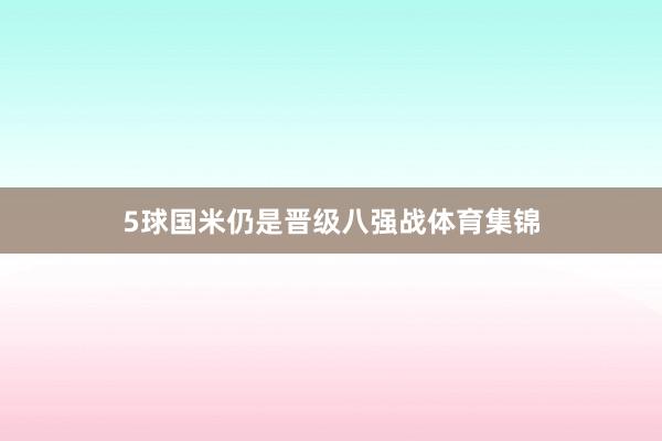 5球国米仍是晋级八强战体育集锦