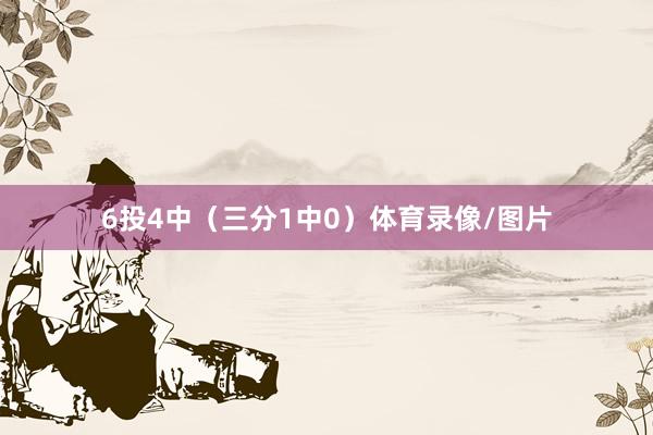 6投4中（三分1中0）体育录像/图片