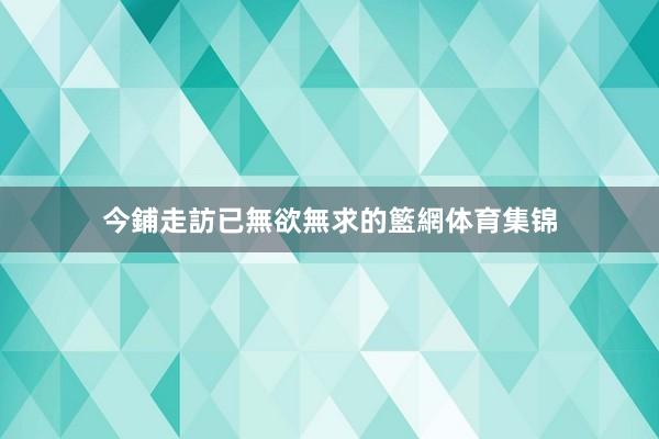 今鋪走訪已無欲無求的籃網体育集锦