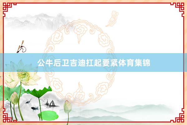 公牛后卫吉迪扛起要紧体育集锦