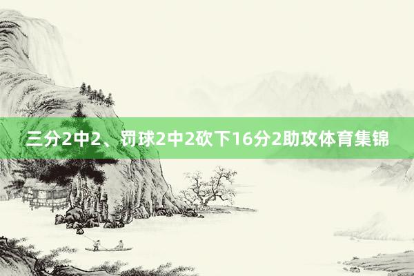 三分2中2、罚球2中2砍下16分2助攻体育集锦