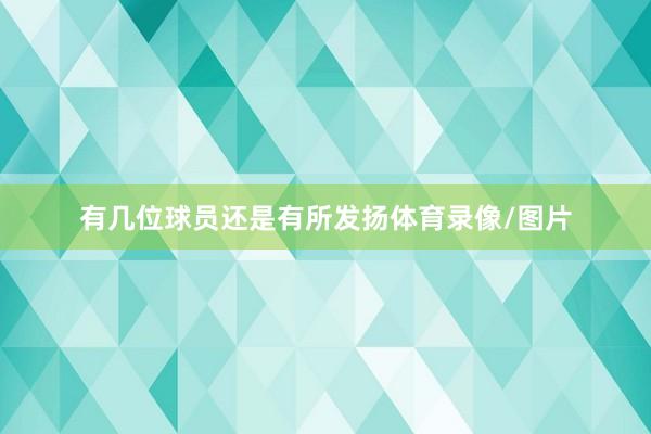 有几位球员还是有所发扬体育录像/图片