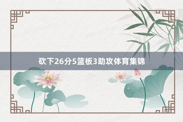 砍下26分5篮板3助攻体育集锦