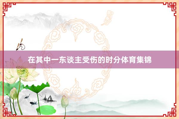 在其中一东谈主受伤的时分体育集锦