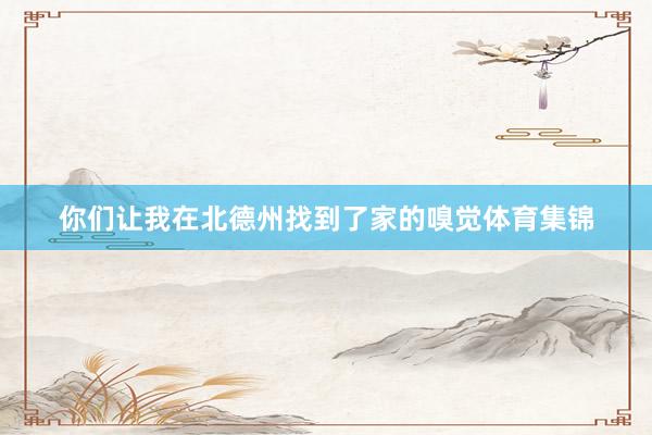 你们让我在北德州找到了家的嗅觉体育集锦