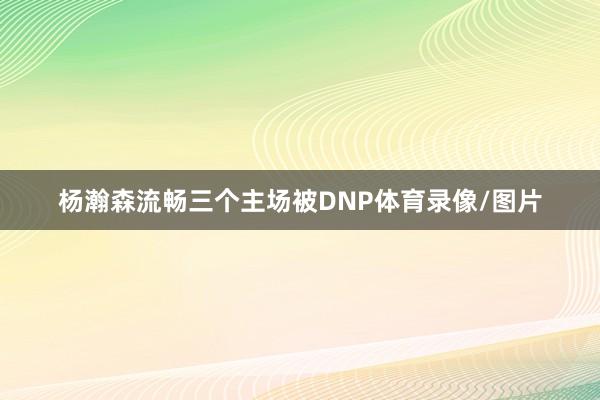 杨瀚森流畅三个主场被DNP体育录像/图片